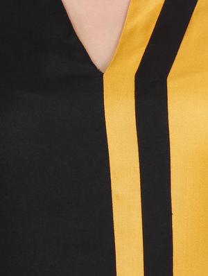 contrast straight kurta - 16708785 - Standard Image - 4