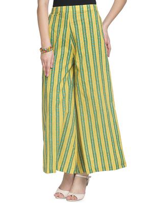 high rise striped straight palazzo - 16708892 - Standard Image - 2