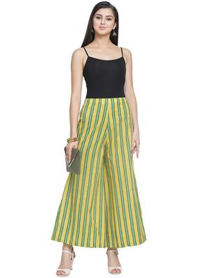 high rise striped straight palazzo - 16708892 - Standard Image - 4