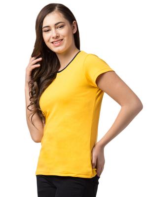 round neck solid tee - 16708895 - Standard Image - 2