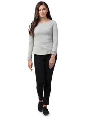 boat neck solid tee - 16708896 - Standard Image - 4