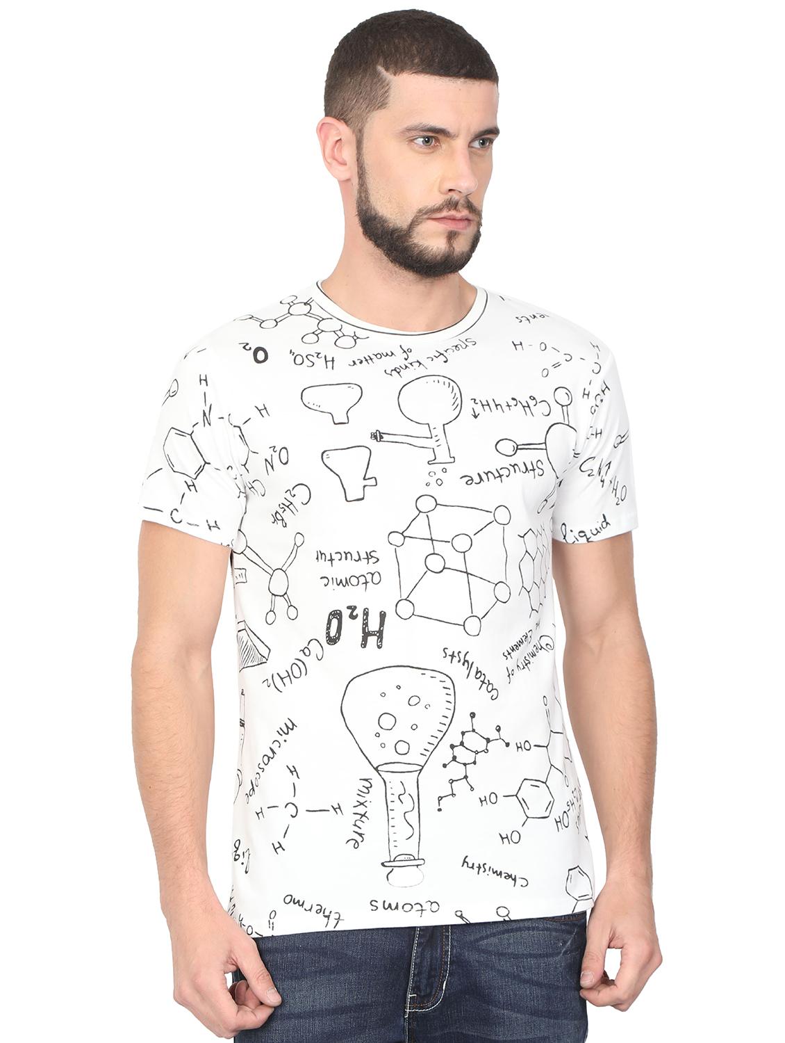 white printed t-shirt - 16708905 - Zoom Image - 1