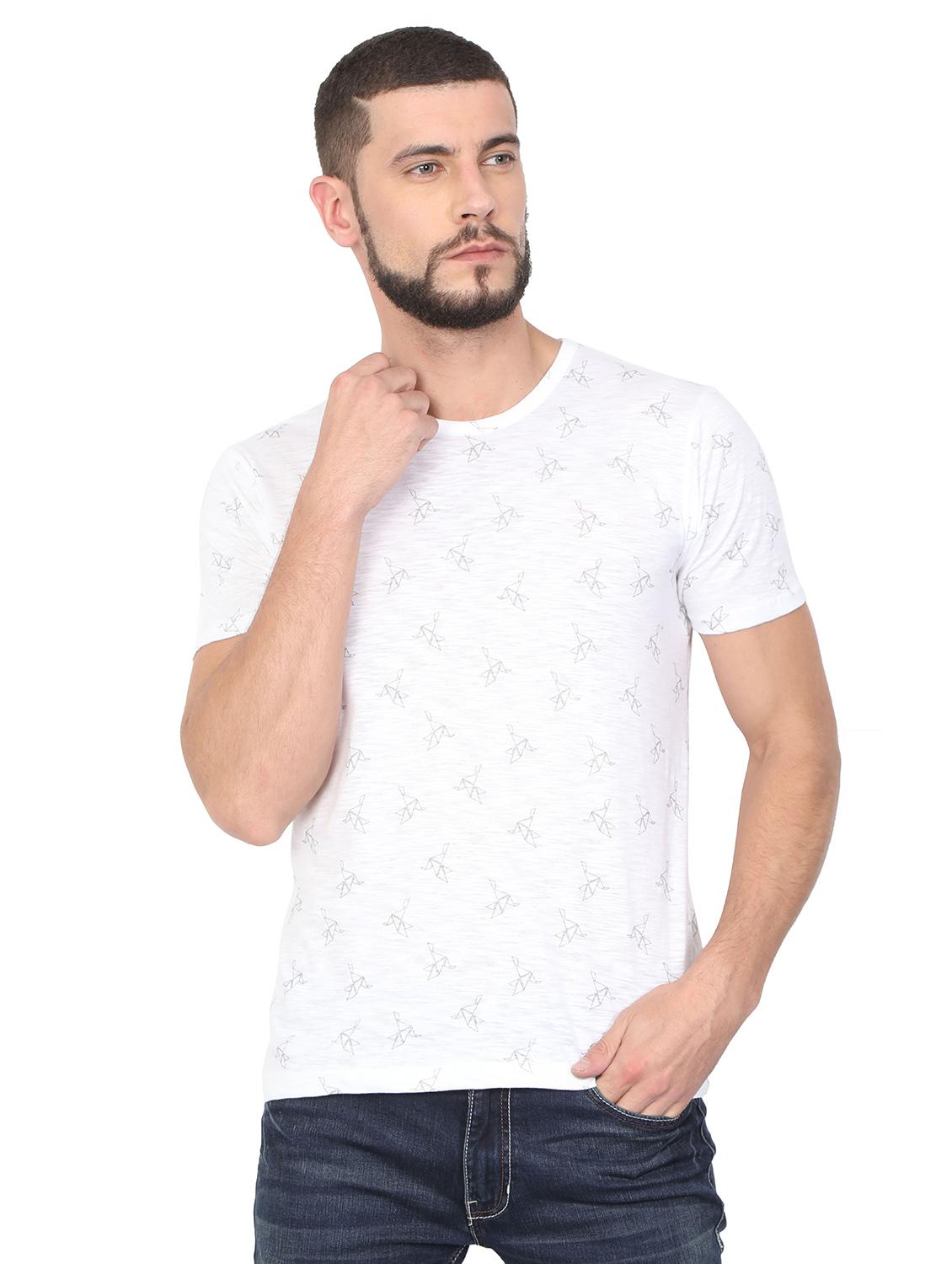 white printed t-shirt - 16708910 - Zoom Image - 1