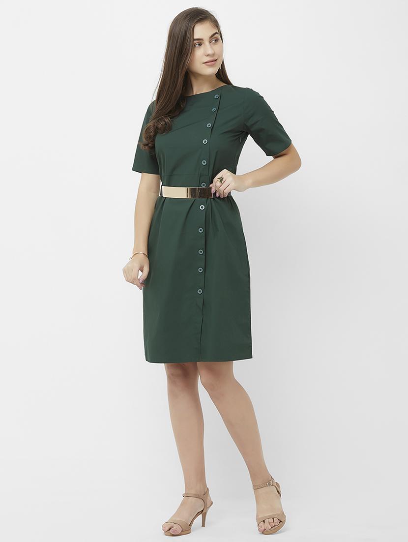 button-up a-line dress - 16708945 - Zoom Image - 4