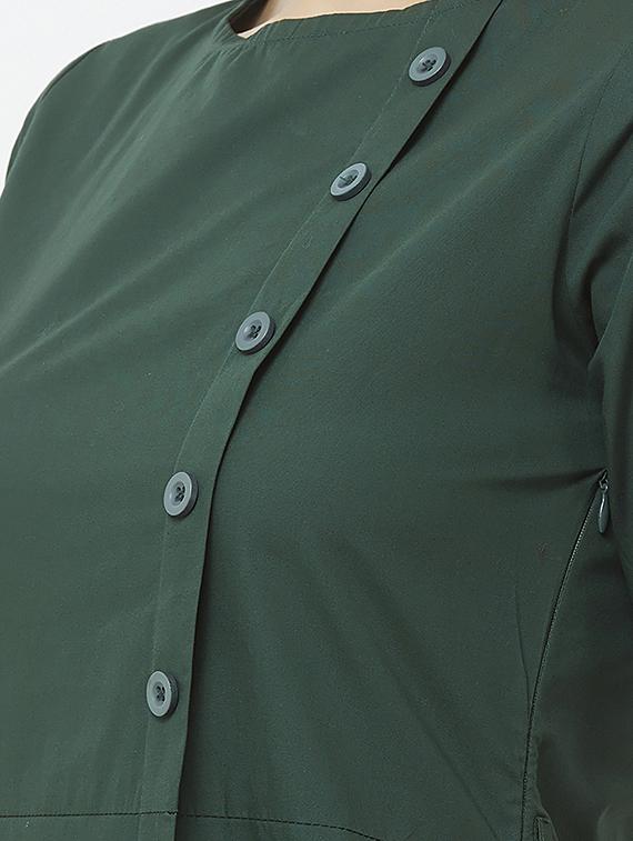 button-up a-line dress - 16708945 - Zoom Image - 6