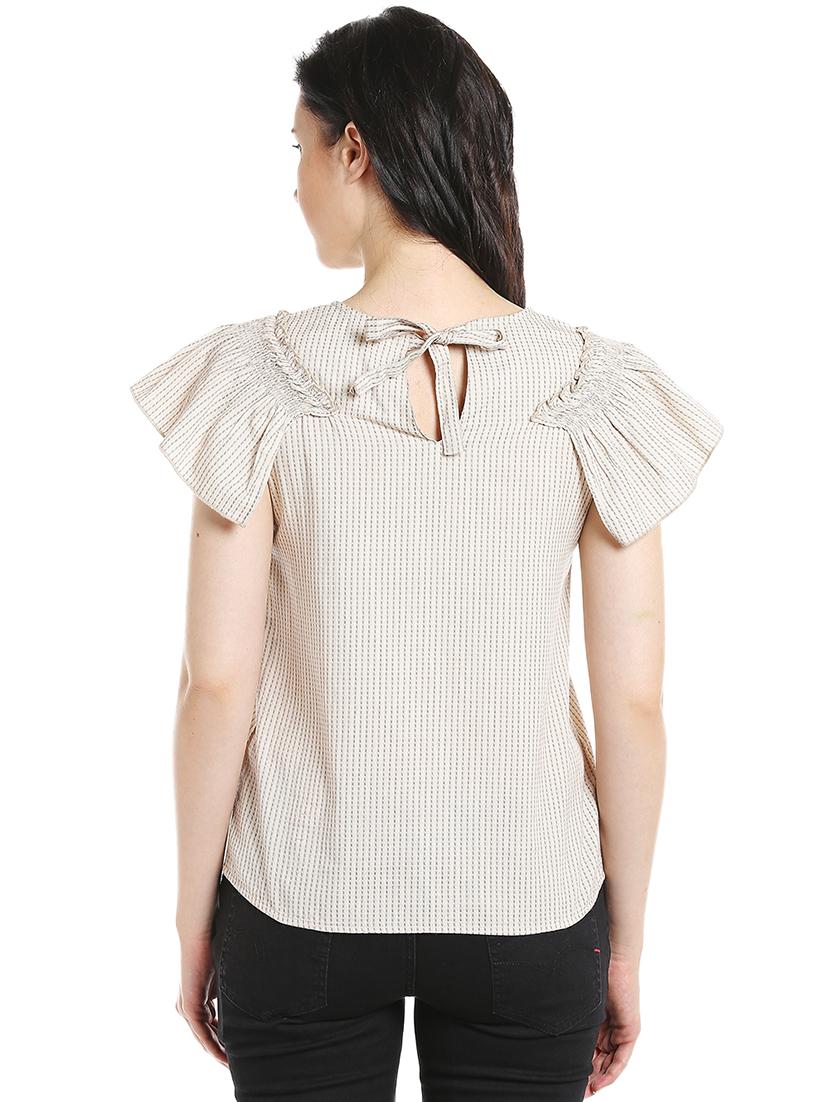 tie back floral embroidered top - 16708952 - Zoom Image - 3