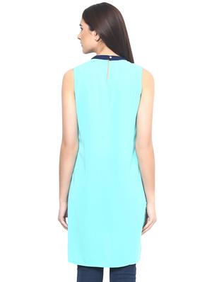 mock neck abstract high low tunic - 16708955 - Standard Image - 3