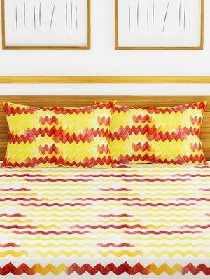 cotton king size double bedsheet with 2 pillow covers. - 16709232 - Standard Image - 2