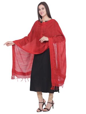 solid slub dupatta - 16709406 - Standard Image - 3