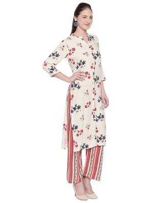 floral kurta palazzo set - 16709458 - Standard Image - 2