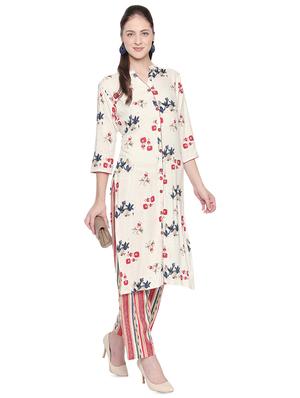 floral kurta palazzo set - 16709458 - Standard Image - 4