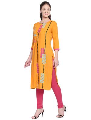 geometrical straight kurta - 16709489 - Standard Image - 2