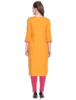 geometrical straight kurta - 16709489 - Standard Image - 3