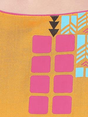 geometrical straight kurta - 16709489 - Standard Image - 4