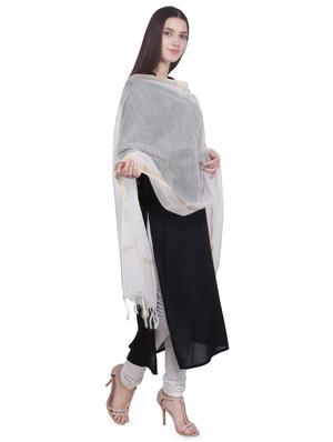 solid slub dupatta - 16709500 - Standard Image - 3