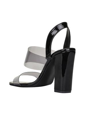 black back strap sandals - 16709712 - Standard Image - 3