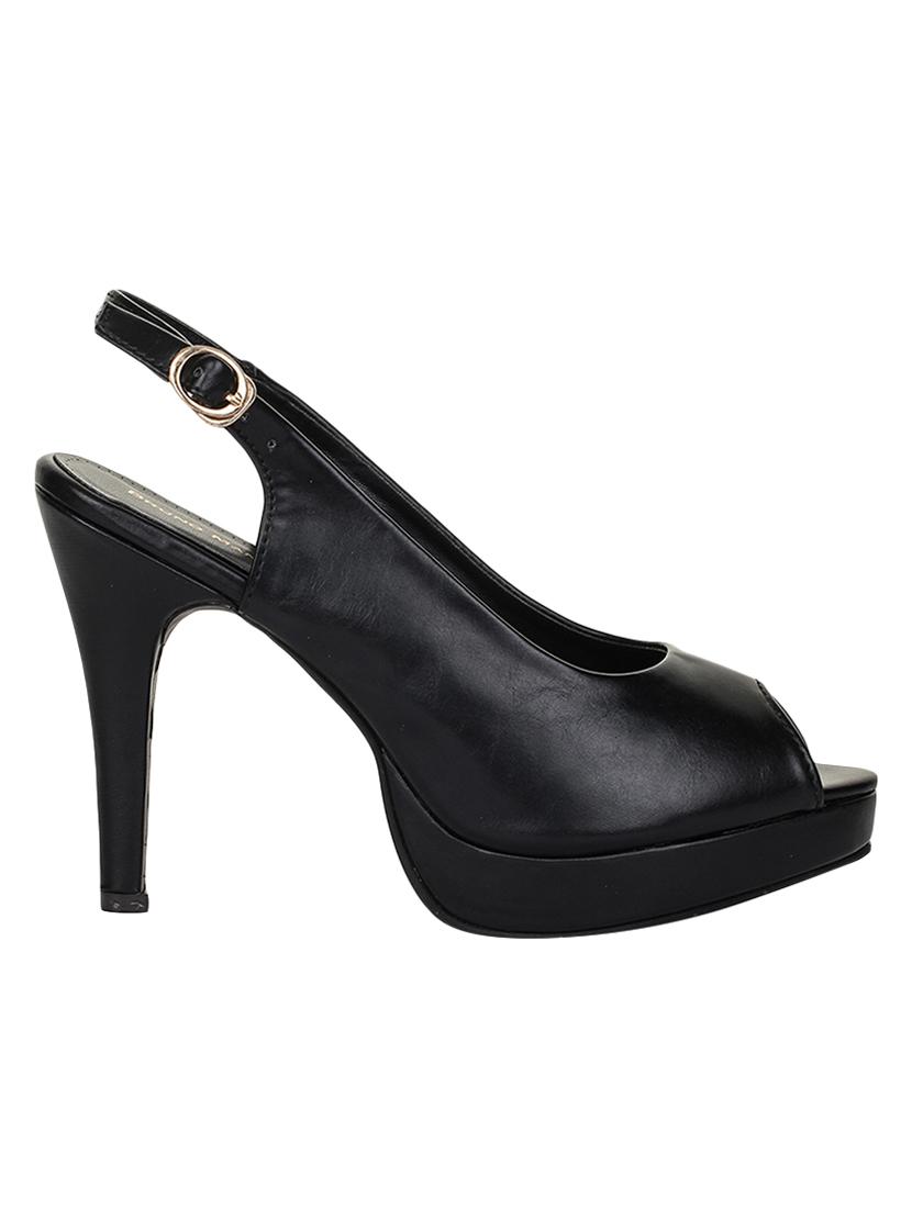 black back strap sandals - 16709716 - Zoom Image - 2