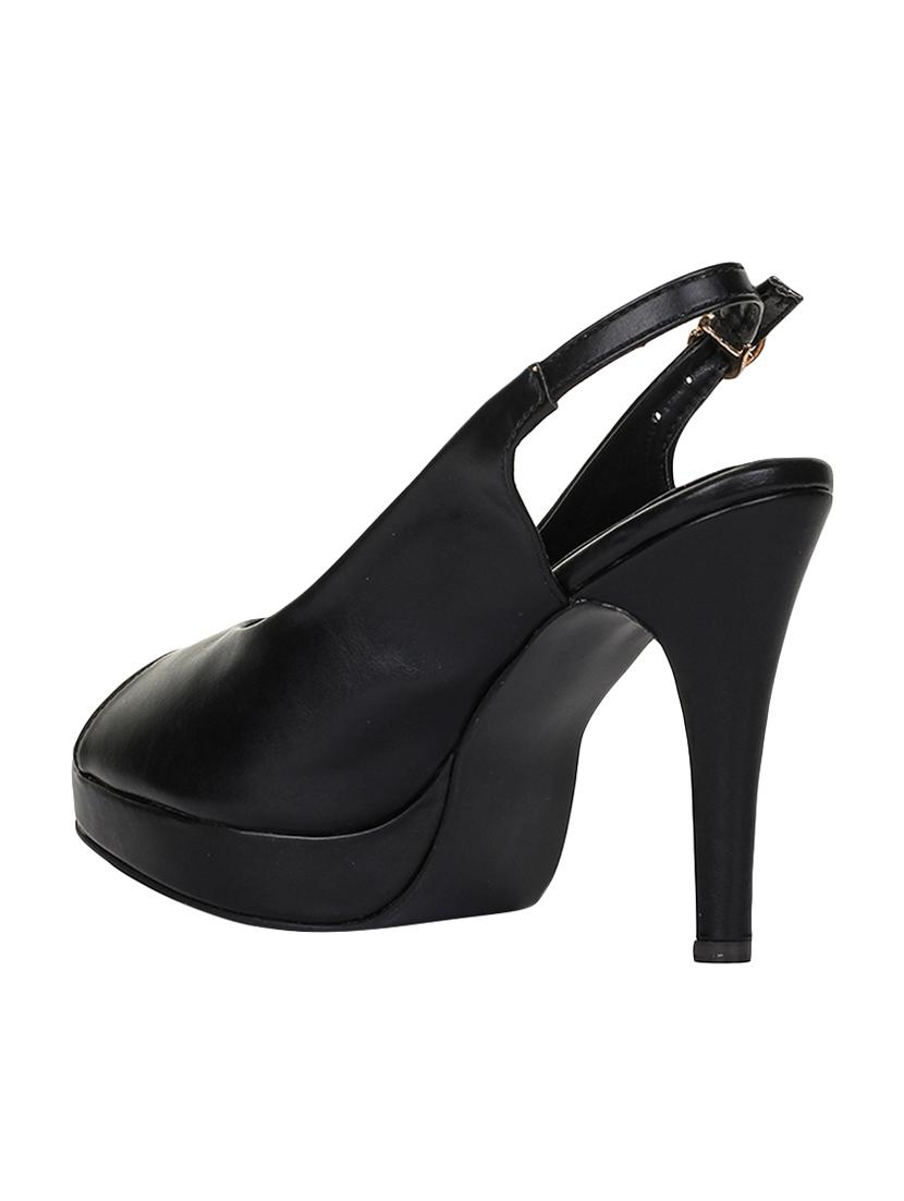 black back strap sandals - 16709716 - Zoom Image - 3