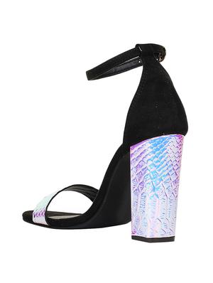 silver closed back sandals - 16709728 - Standard Image - 3