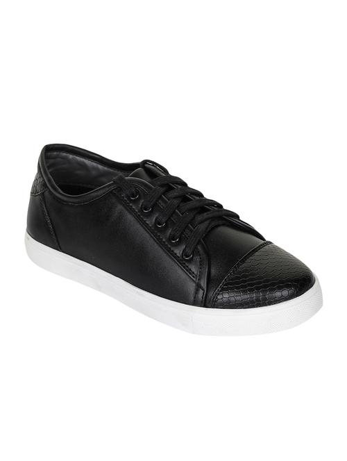 black lace-up sneakers - 16709737 - Standard Image - 1
