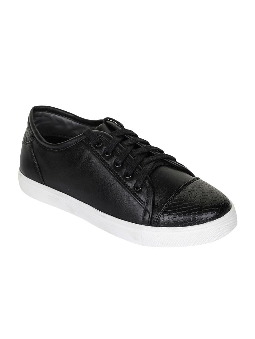 black lace-up sneakers - 16709737 - Zoom Image - 1