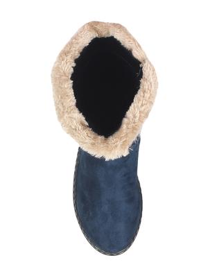 navy calf boots - 16709772 - Standard Image - 4