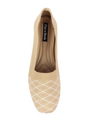 beige slip on ballerinas - 16709785 - Standard Image - 4
