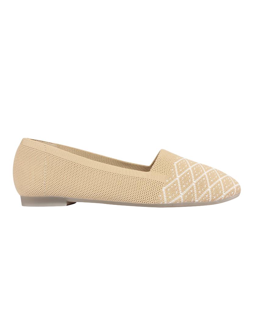 beige slip on ballerinas - 16709785 - Zoom Image - 2