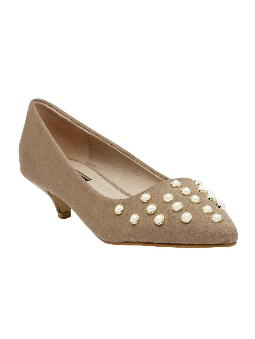 brown slip on pumps - 16709788 - Zoom Image - 1