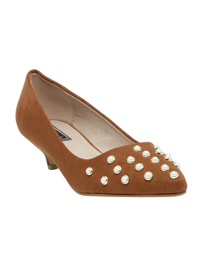 tan slip on pumps - 16709790 - Zoom Image - 1