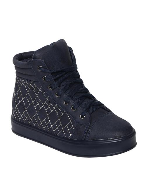 blue lace-up sneakers - 16709792 - Standard Image - 1