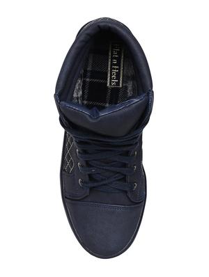 blue lace-up sneakers - 16709792 - Standard Image - 4