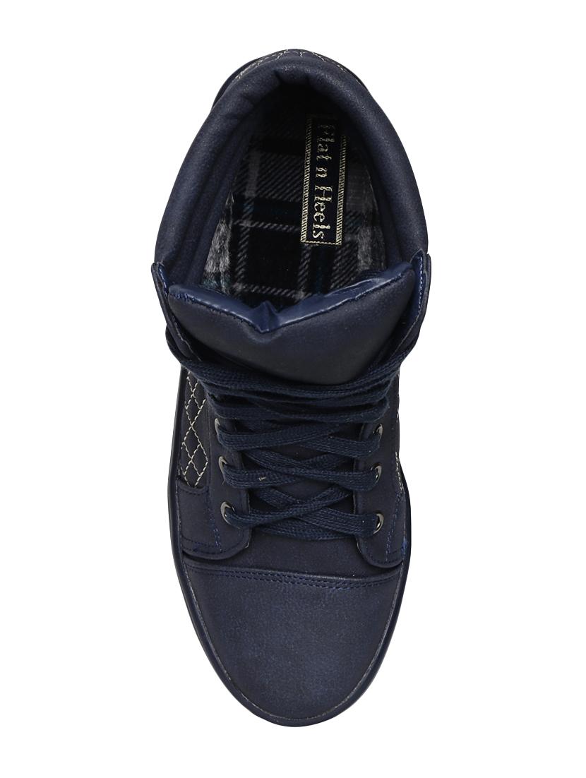 blue lace-up sneakers - 16709792 - Zoom Image - 4