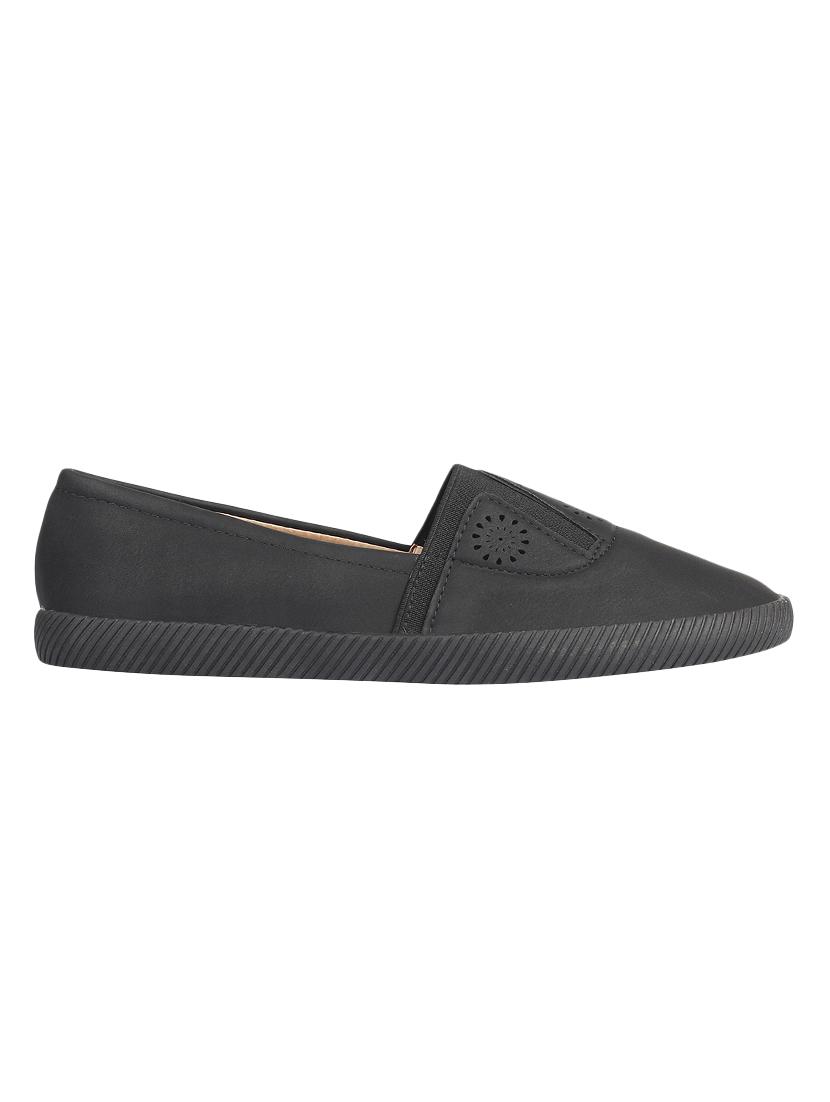 black slip on casual shoes - 16709793 - Zoom Image - 2