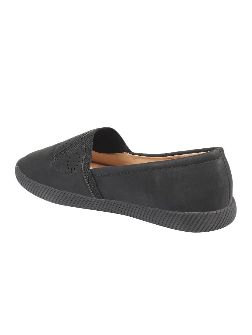 black slip on casual shoes - 16709793 - Zoom Image - 3