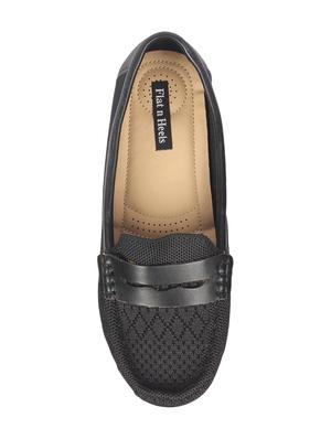 black slip on loafers - 16709794 - Standard Image - 4