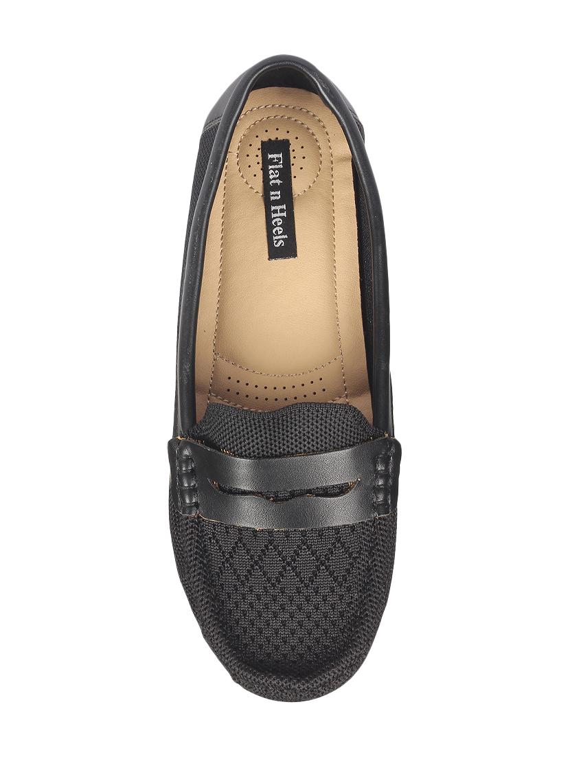 black slip on loafers - 16709794 - Zoom Image - 4