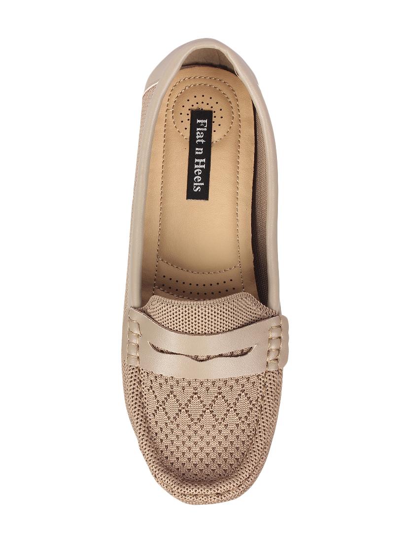 beige slip on loafers - 16709795 - Zoom Image - 4