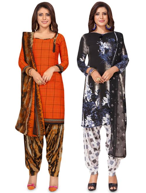 set of 2 pcs combos unstitched suit - 16710144 - Standard Image - 1