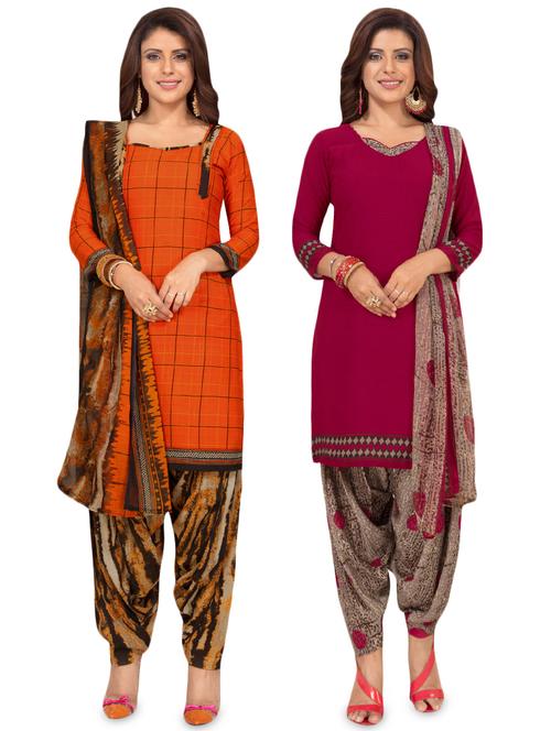 set of 2 pcs combos unstitched suit - 16710154 - Standard Image - 1