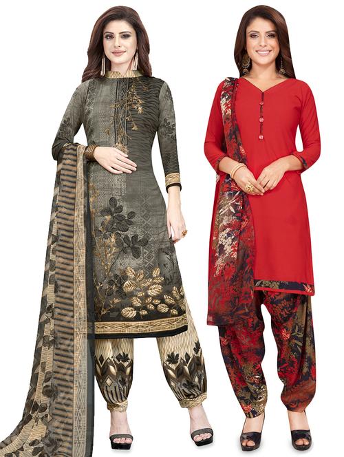 set of 2 pcs combos unstitched suit - 16710242 - Standard Image - 1