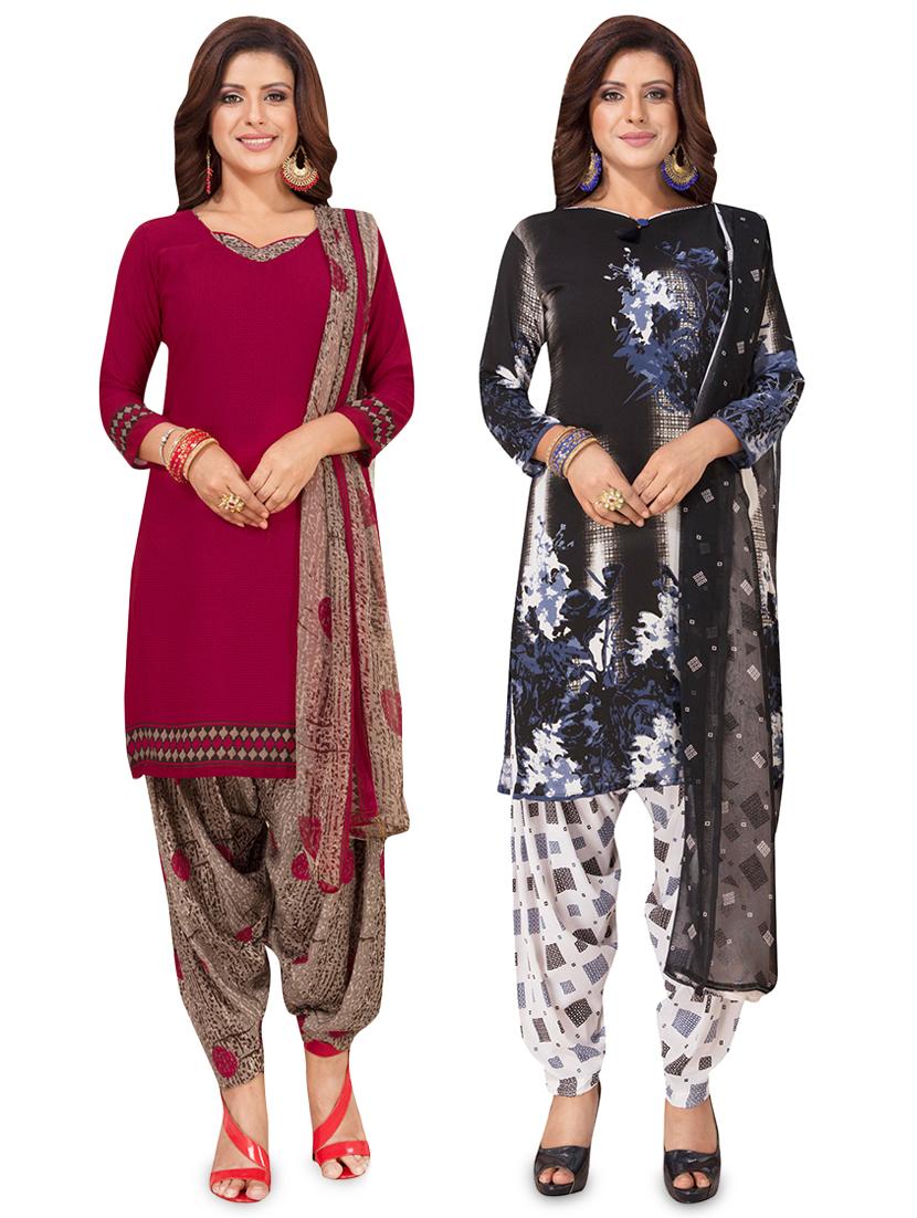 set of 2 pcs combos unstitched suit - 16710287 - Zoom Image - 1
