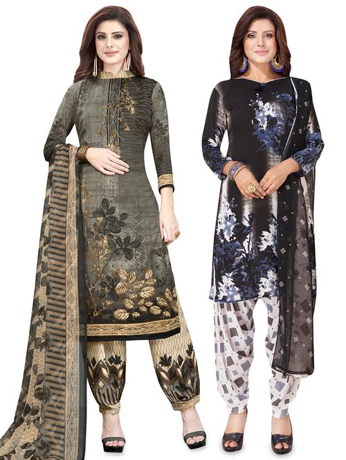 set of 2 pcs combos unstitched suit - 16710293 - Very Small Image - 1