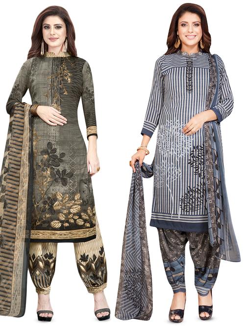 set of 2 pcs combos unstitched suit - 16710374 - Standard Image - 1