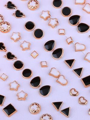 multi colored brass combo's. earring - 16710456 - Standard Image - 3