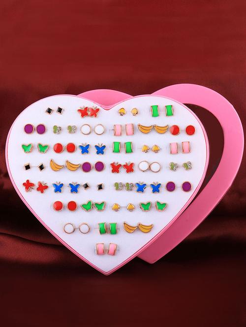 multi colored brass combo's. earring - 16710461 - Standard Image - 1