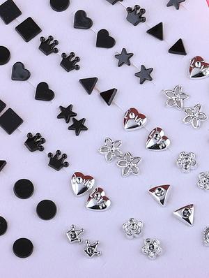 multi colored brass combo's. earring - 16710463 - Standard Image - 3