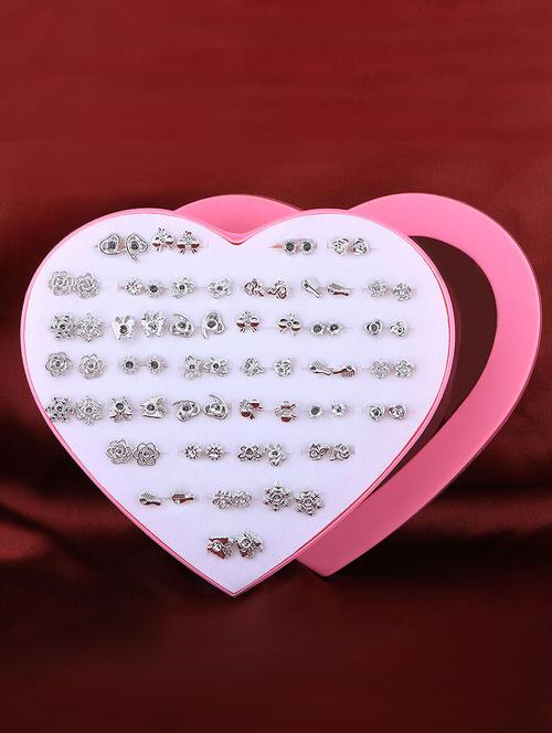 silver brass combo's. earring - 16710468 - Very Small Image - 1