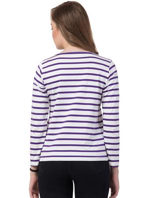 round neck striped tee - 16710621 - Standard Image - 3