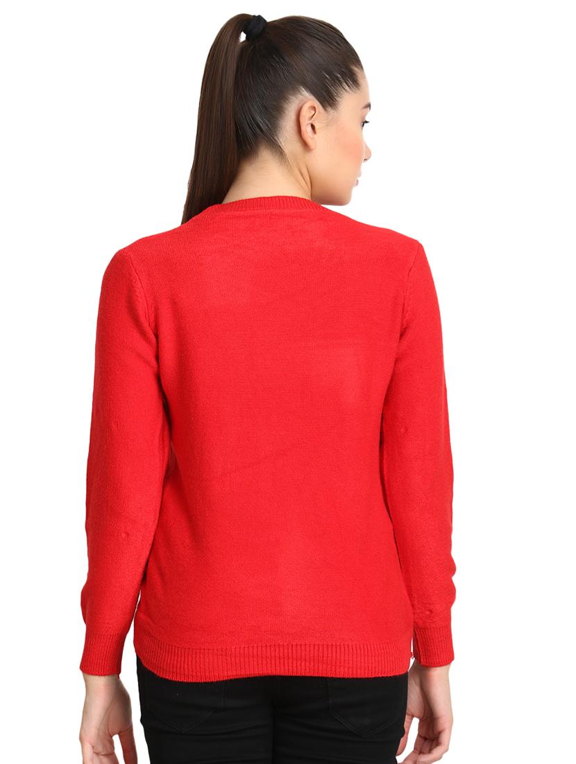 pearl embellished round neck pullover - 16710639 - Zoom Image - 3